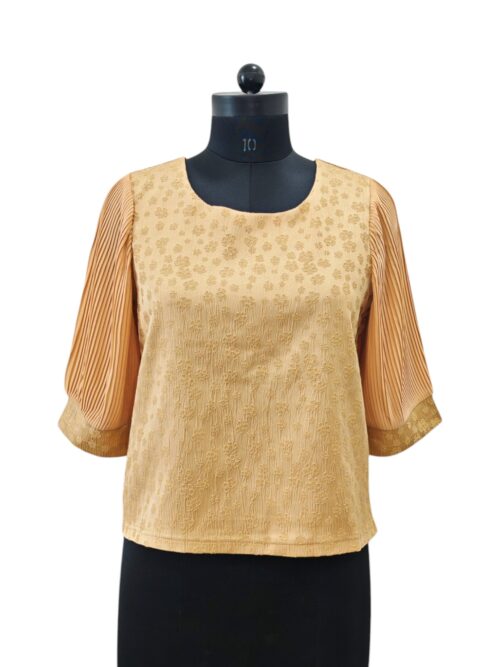 gold western blouse top