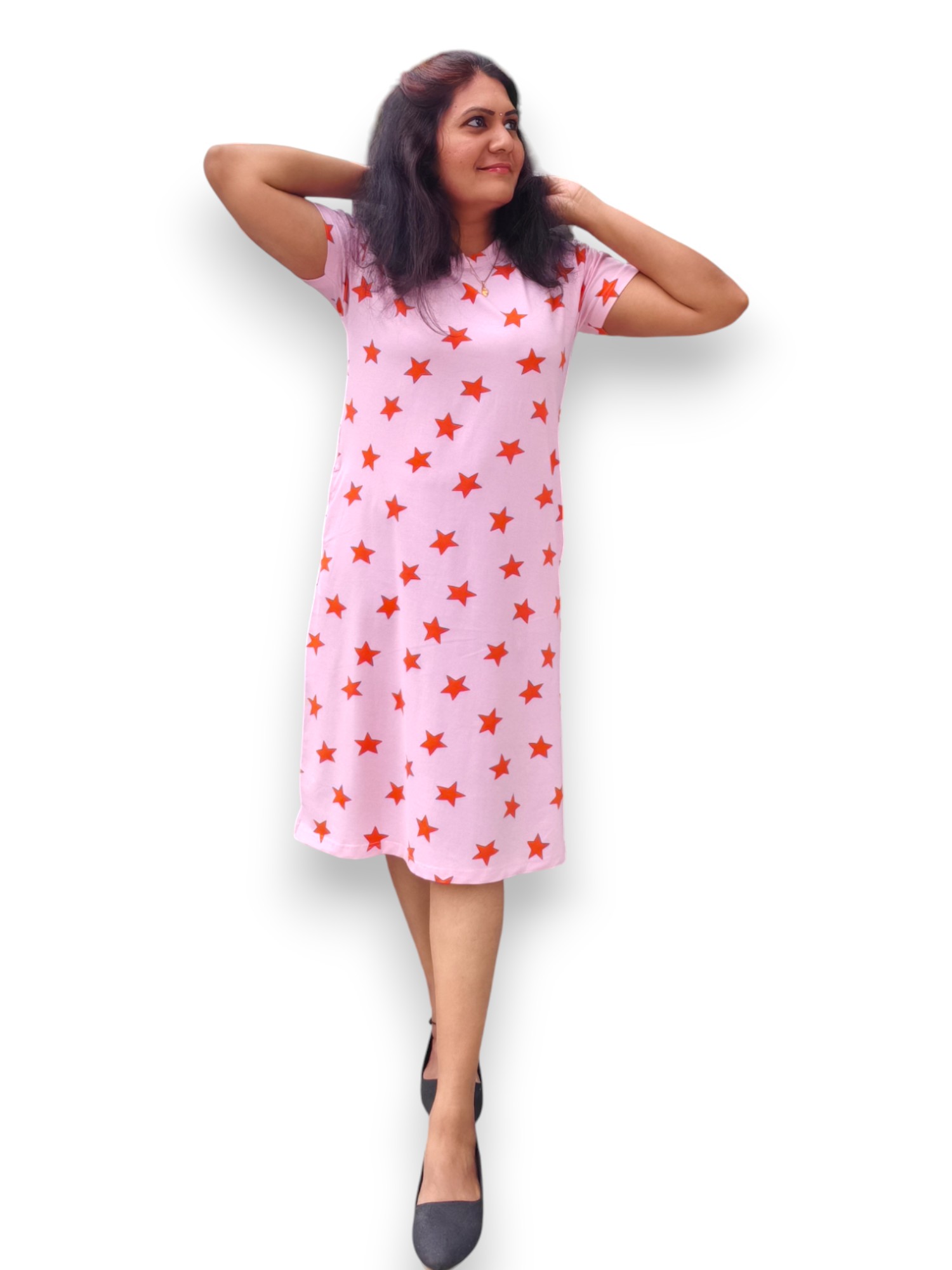 Pink Orange Star Tunics