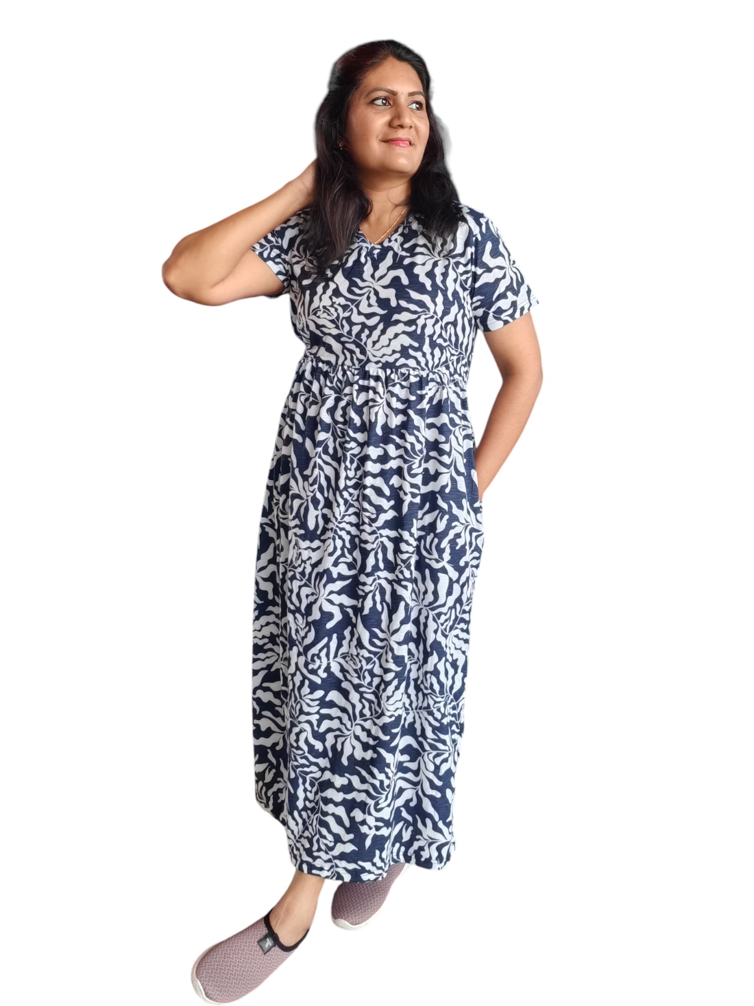 Dark Grey Maxi Nightdress