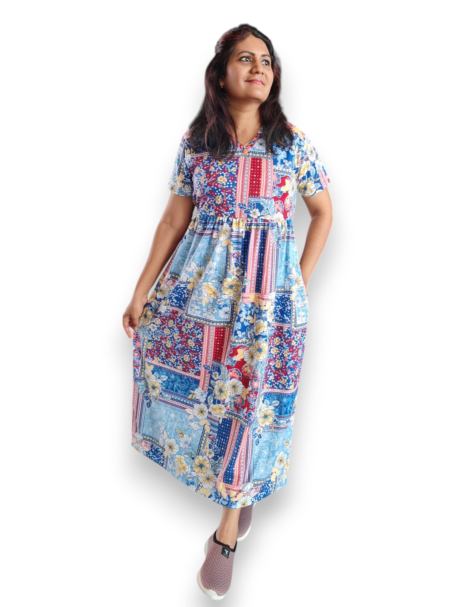 Multicolor Maxi Dress