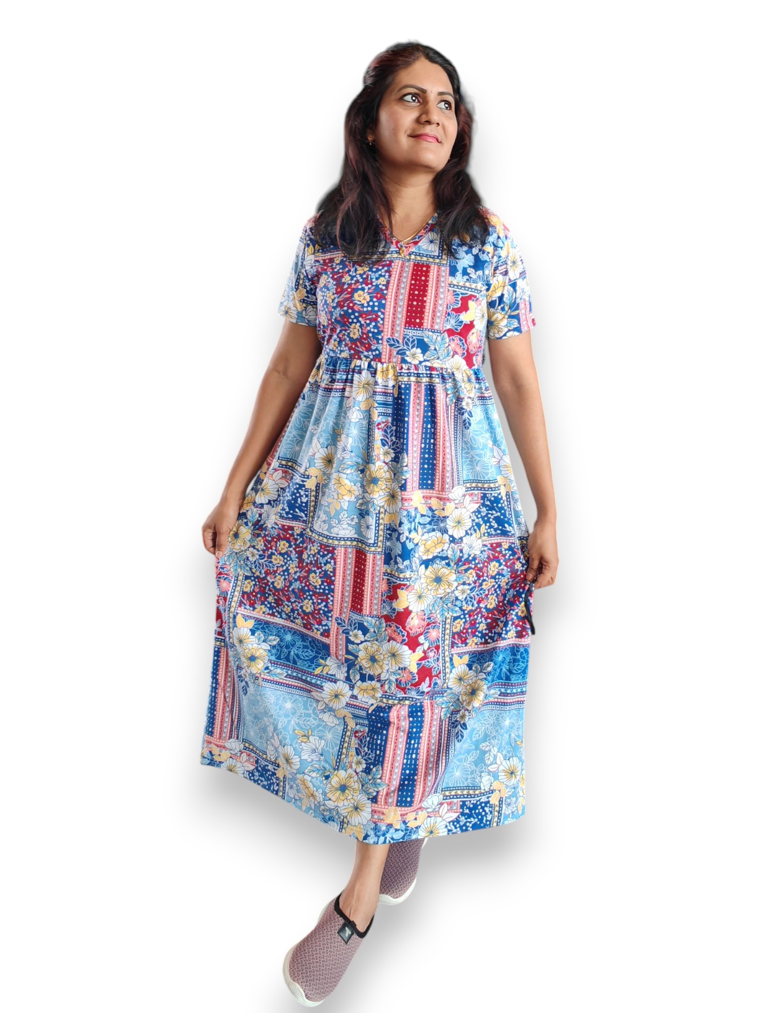 Multicolor Maxi Dress