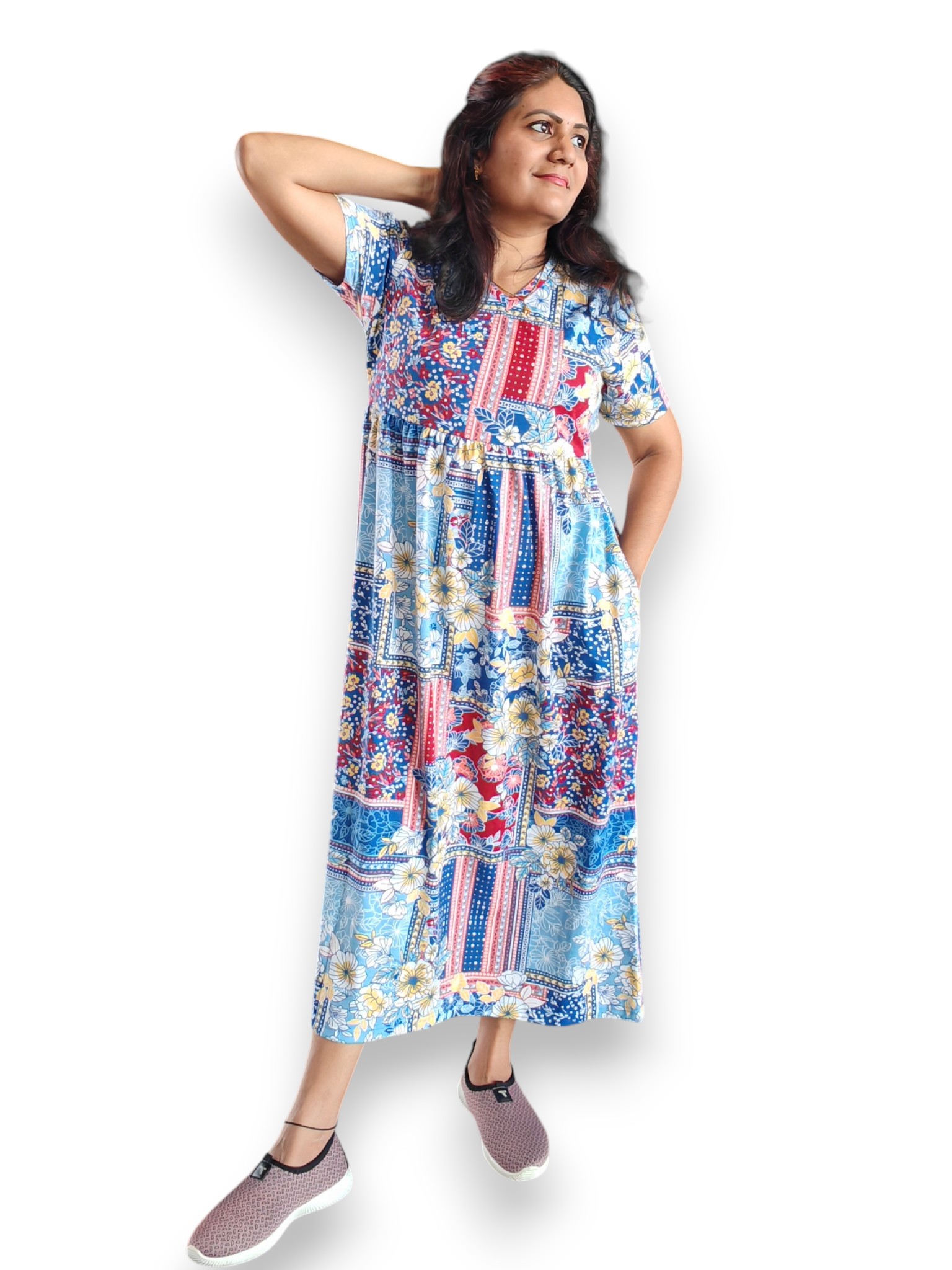 Multicolor Maxi Dress